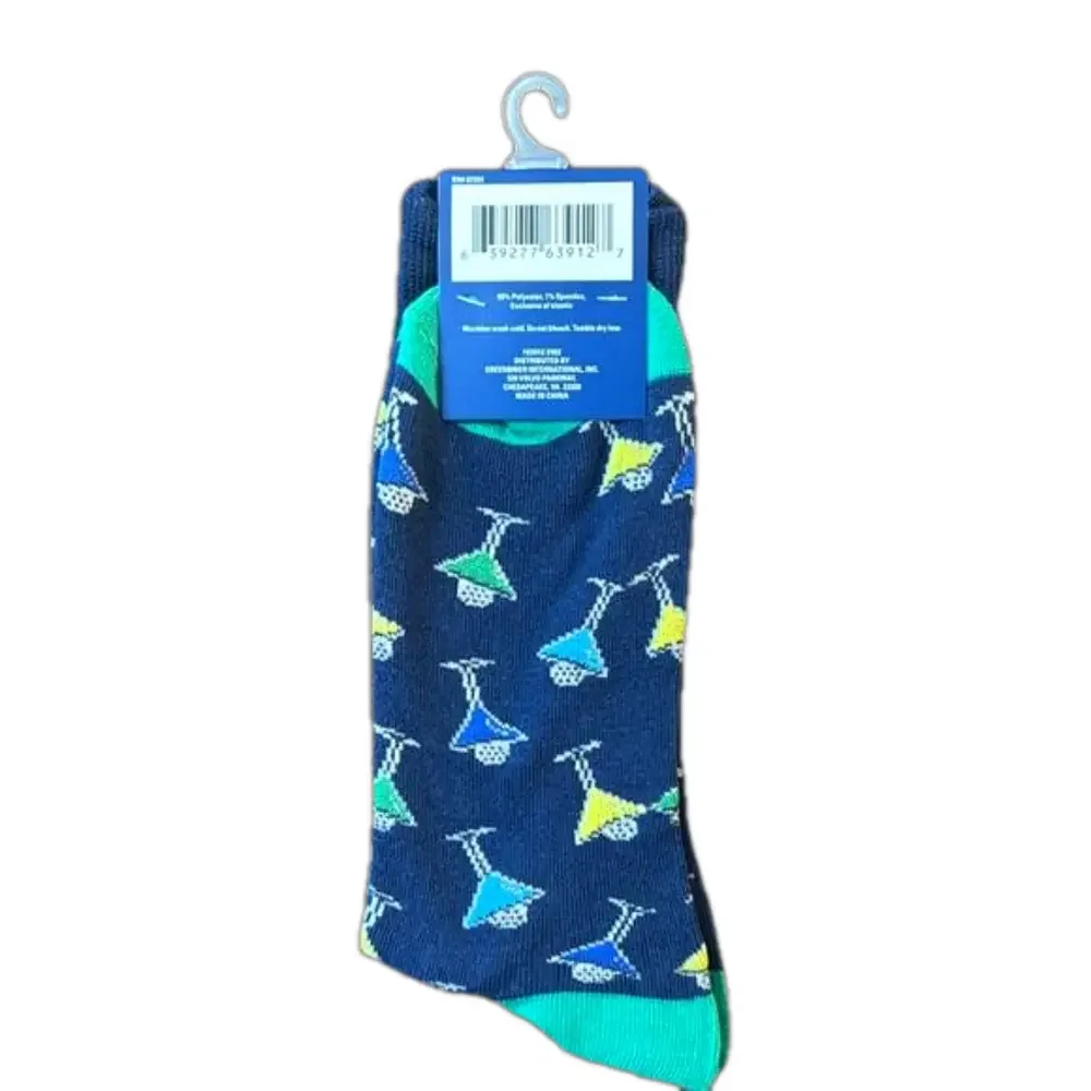 Juncture Martini Golf Socks NWT